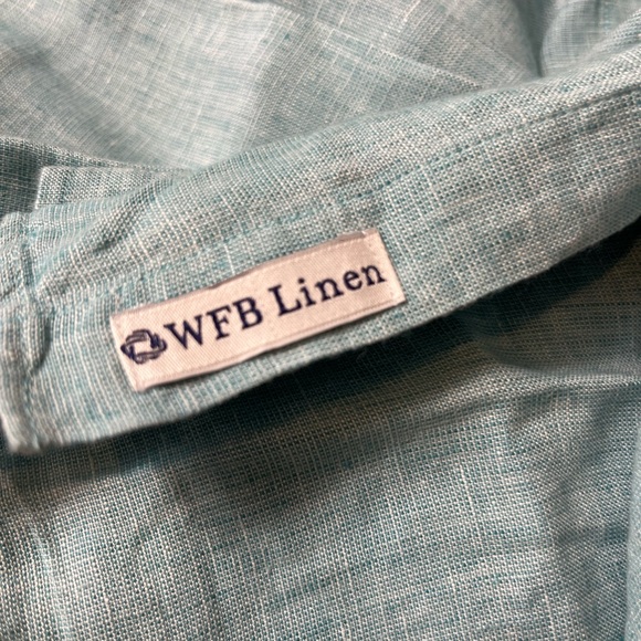 M&S COLLECTION Pure Linen Shirt Mint Sz S - Picture 13 of 13